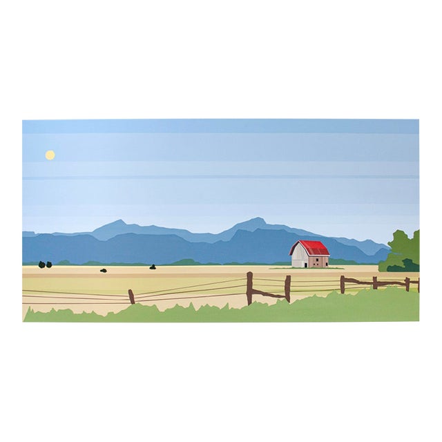 Country Landscape Painting Titled Almost to the Mountains by Aly Ytterberg For Sale