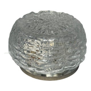 Mid-Century Limburg Glass Flush Mount Ceiling Light, 1960s For Sale