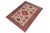 Shabby Chic Tribal Super Kazak Lt. Gold/Red Wool Rug - 5'4'' X 8'0'' For Sale - Image 3 of 10