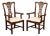 Scarborough House Chippendale Style Pair Of Mahogany Armchairs For Sale