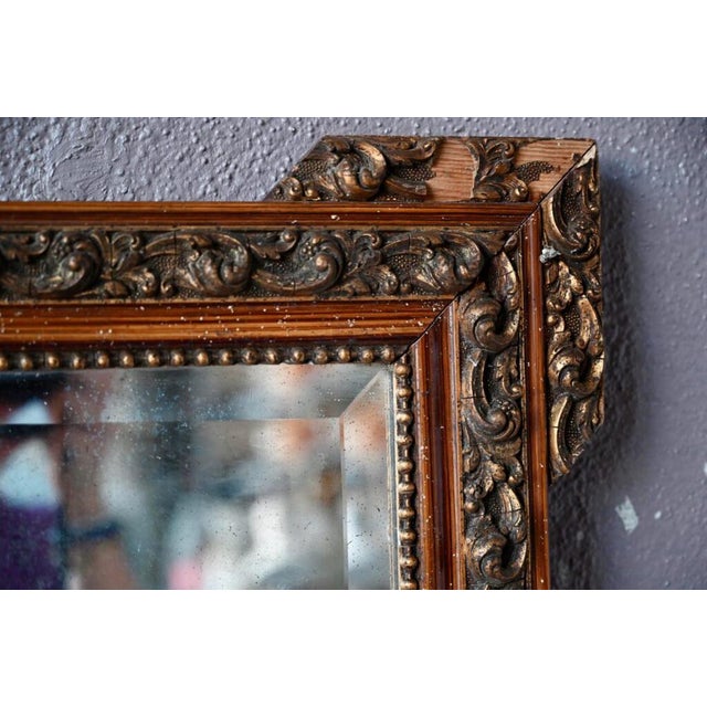 Bohemian French Beveled Rectangular Wall Mirror For Sale - Image 6 of 8