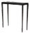 Giacometti Style Wrought Iron Console Table For Sale