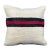Turkish Hemp Pillow Cushion Natural Beige Black Cushion Cover 20"x20" For Sale