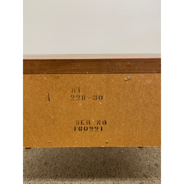 1960s Lane Tie Bow Series Mid-Century Nightstand - 1- Drawer Vintage Side Table For Sale - Image 11 of 11