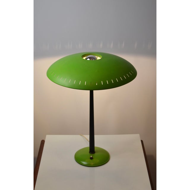 Green Table Lamp by Louis Kalff for Philips, Netherlands, 1960s For Sale - Image 12 of 18