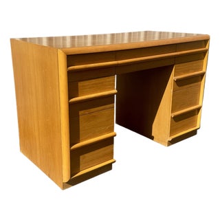 Robsjohn-Gibbings for Widdicomb Walnut Desk For Sale