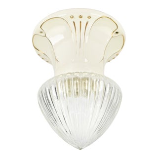 1930s Art Nouveau Flush Mount by Julius Dressler For Sale