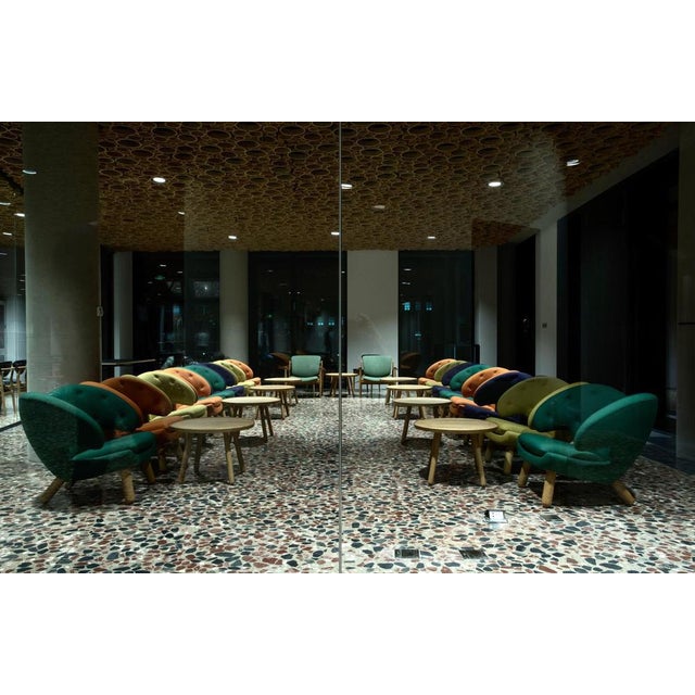 Pelican Chair in Wood and Fabric by Finn Juhl for Design M For Sale - Image 17 of 18
