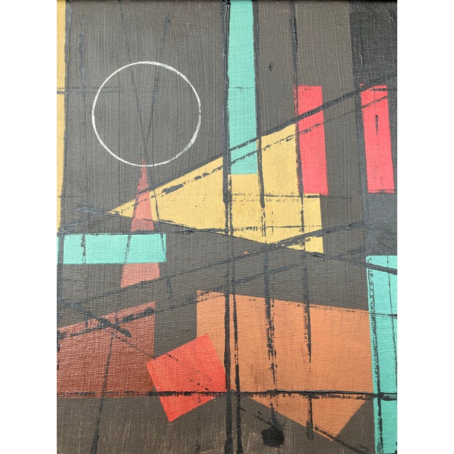 Original approx 11 x 13 painting on canvas board signed bottom right Overall size with frame is approximately 13.5 x 16