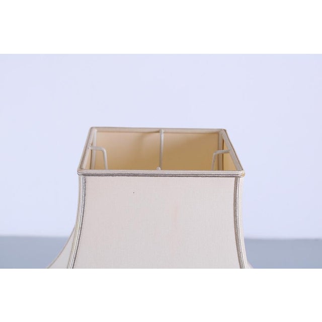 Aqua Postmodern Light Green Ceramic Table Lamp, 1980s For Sale - Image 8 of 13