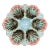 Antique French Fives Lille Oyster Majolica Plate For Sale