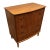 Danish Modern Teak and Oak 4 Drawer Bow Front Chest in the Manner of Kai Kristiansen, Circa 1960s For Sale