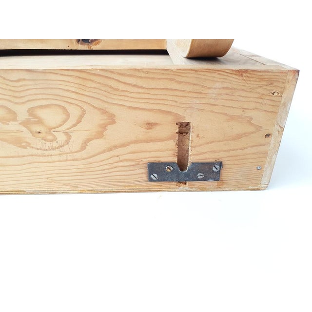 Alvar Aalto wall console with two drawers, model 114A, manufactured by Artek in circa 1940s. Artek's stamp from...