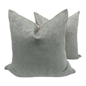 Cowtan & Tout Idaho Ocean Pillows- A Pair