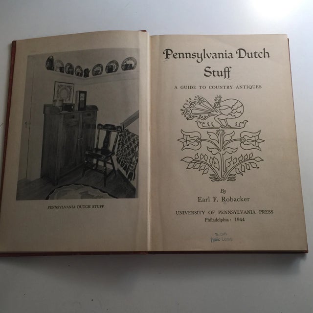 Rustic "Pennsylvania Dutch Stuff" 1945 Book For Sale - Image 3 of 11
