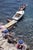 Pellicano Beach 1969 Boats at a jetty by the beach at the Hotel Il Pellicano in Porto Ercole, Tuscany, August 1969. (Photo...