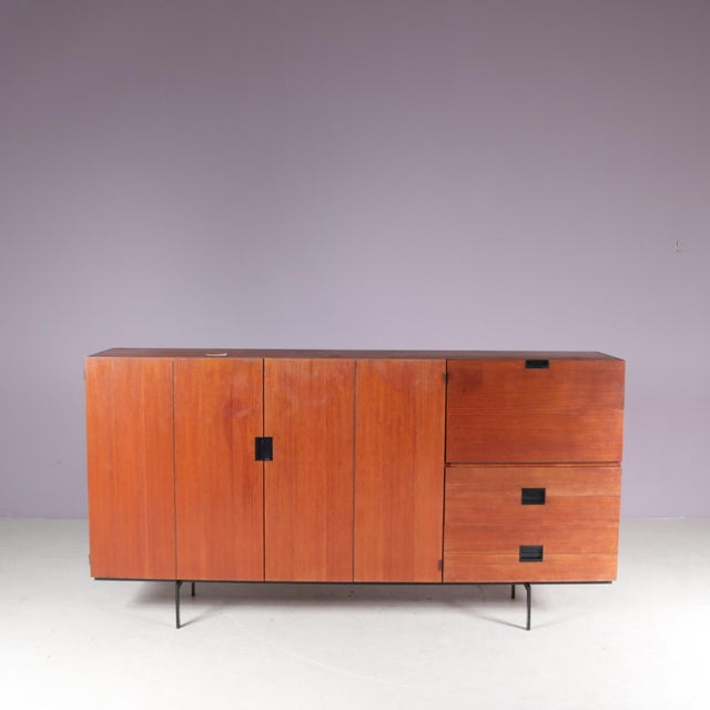 Japanese Series Model CU08 Cabinet by Cees Braakman for Pastoe, Netherlands, 1950s For Sale - Image 12 of 12