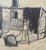 Farmhouse Mid 20th Century Framed Charcoal Sketch of Chicken Coop For Sale - Image 3 of 4