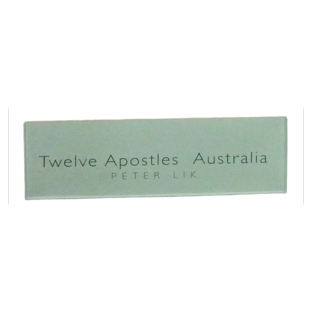Photorealism 1990s Original Peter Lik "Twelve Apostles Australia" Lithograph/PhotoArt Rare For Sale - Image 3 of 3