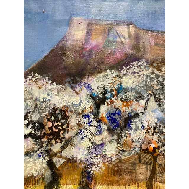 Thalmos, The Sainte-Victoire Mountain, 1980s, Oil on Canvas For Sale - Image 13 of 16