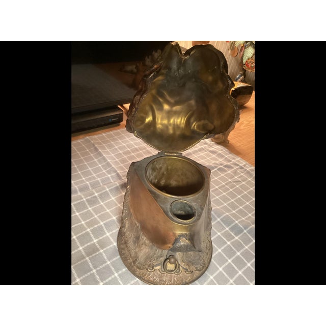 Bought at The Washington Antiques Show decades ago. Weighs 6 pounds. Intricate design.