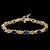 8Ct Natural Oval Blue Sapphire Tennis Bracelet 14 Karat Yellow Gold, 7 Inch Long For Sale - Image 14 of 18