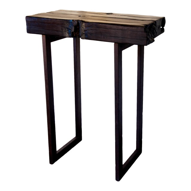 Shou Sugi Ban Black Console Table 28 Chairish