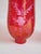 Glass Cranberry Glass Uricane Lamp Shades-a Pair For Sale - Image 7 of 12