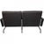 PK31 2-Seater Sofa in Black Elegance Leather by Poul Kjærholm, 2006 For Sale - Image 13 of 18