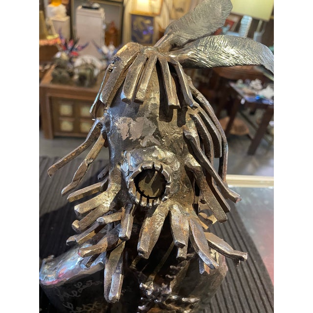 “The Singer “ Steel Sculpture by Joe Lester For Sale - Image 4 of 8