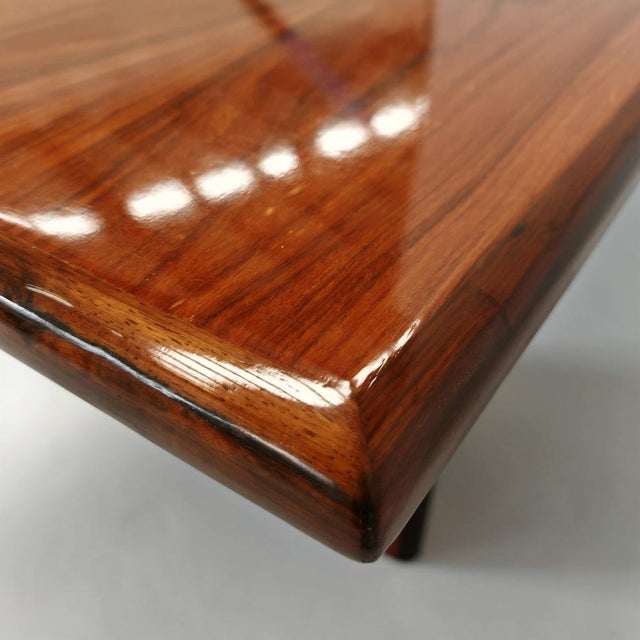 Large Vintage Walnut Rectangular Table, 1970s For Sale - Image 18 of 18