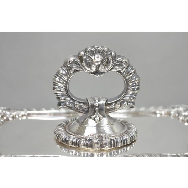 Vintage Canterbury English Regency Silver Plated Covered Vegetable Serving Dish For Sale - Image 4 of 14