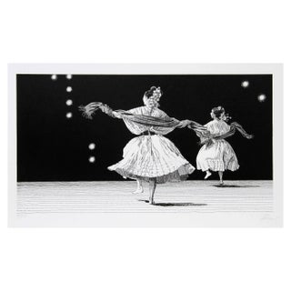 Vic Herman, Dancers Of Guanajuato, Lithograph For Sale