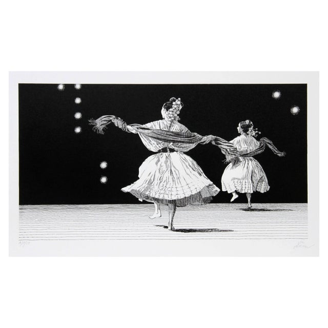 Vic Herman, Dancers Of Guanajuato, Lithograph For Sale