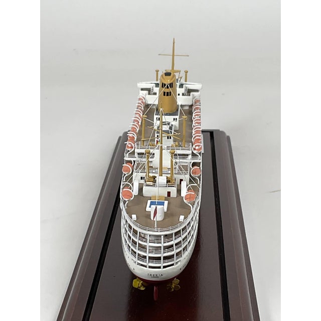 Wood Model of the SS Steam Ship Iberia For Sale - Image 7 of 12
