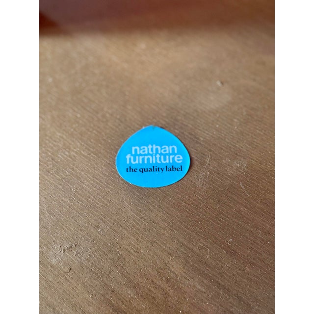 A Truly Functional Astro Teak and Glass Coffee Table by Nathan Furniture, Circa 1960s For Sale - Image 11 of 12