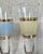 1960s 1960s Mid-Century Modern Pilsner Glasses – Frosted Color Bands & Gold Trim – Set of 4 For Sale - Image 5 of 7
