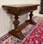 Antique French Flip Top Envelope Library Table Console Sofa Entry Table Oak For Sale In Dallas - Image 6 of 18