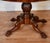 19th Antique American Empire Solid Mahogany Lion Feet Center Accent Table For Sale - Image 10 of 15