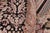 Textile Elegant Shabby Chic 1990's Pak-Persian Black/Beige Wool Rug - 9'0'' X 13'0'' For Sale - Image 7 of 9