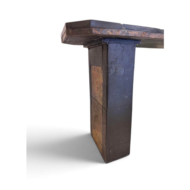 Paul Kingma South African Brutalist Stone Console Table attributed to Paul Kingma, 1970 For Sale - Image 4 of 8