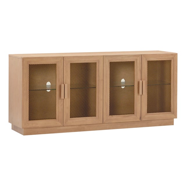 Nolan Natural Media Console For Sale - Image 9 of 9