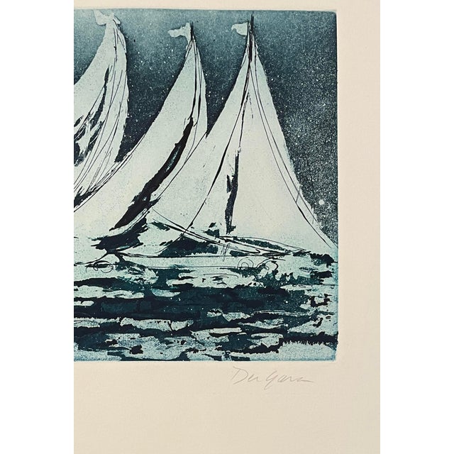 Ann DeGara "Cool Breeze" color etching on paper, pencil signed, titled and numbered 491 of 500. Sheet: 15 x 19 inches...