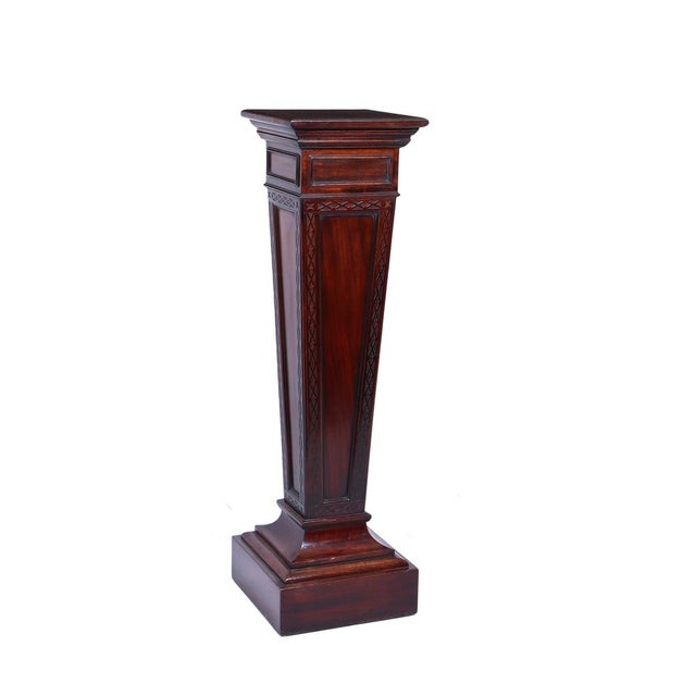 Georgian Style Mahogany Pedestal Stand, 1920s For Sale - Image 3 of 16