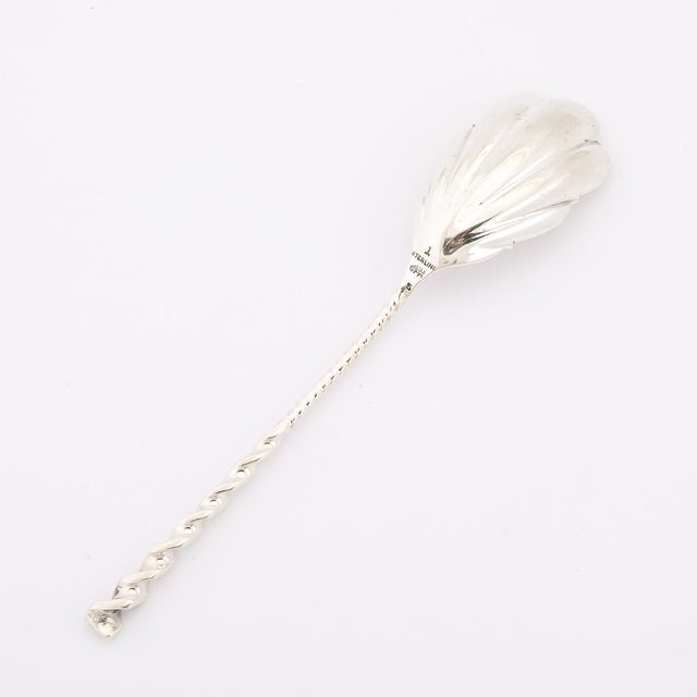 Arts & Crafts Movement Sterling Silver Sugar Spoon Signed Whiting Manufacturing For Sale In New York - Image 6 of 8