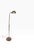 Late 20th Century Late 20th Century Adjustable Brass Shell Shade Floor Lamp For Sale - Image 5 of 9