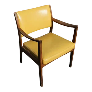 Vintage Walnut Johnson Furniture Dining Chair