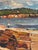 Late 20th Century Late 20th Century Edmund Jordan View From the Top New England Coastal Landscape Oil Painting in Gold Frame For Sale - Image 5 of 5