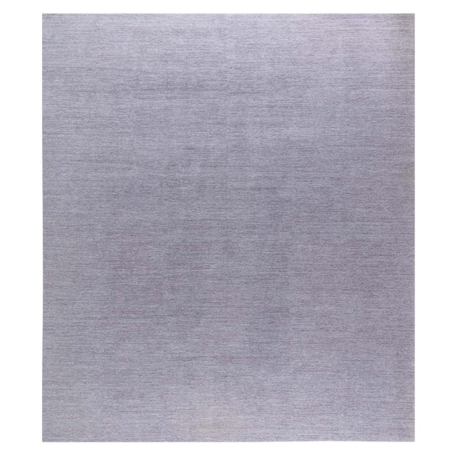 Large Contemporary Dove-Grey Area Rug by Doris Leslie Blau For Sale