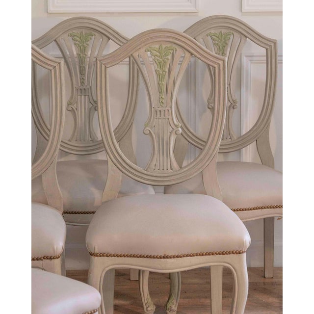 Set of Ten Louis XV–Louis XVI Transition Style Chairs, France, 20th Century For Sale - Image 15 of 18